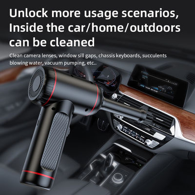 Powerful 4 in 1 Car Vacuum Cleaner with 6000PA Suction LED Lights and USB Power Source