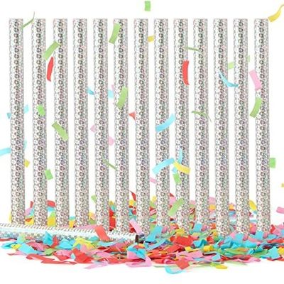 Colorful Biodegradable Tissue Wedding Confetti Wands for Party and Festival Shows