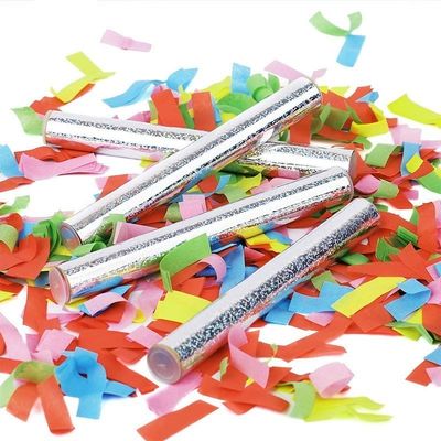Colorful Biodegradable Tissue Wedding Confetti Wands for Party and Festival Shows