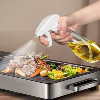 Home Kitchen Plastic PP Spray Bottle 200ml for Cooking Barbecue Olive Oil Vinegar Sprayer