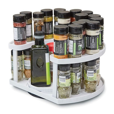 Home Cosmetic Storage Gods ABS Rotating Shelf Cabinet Organizer with Customized Logo