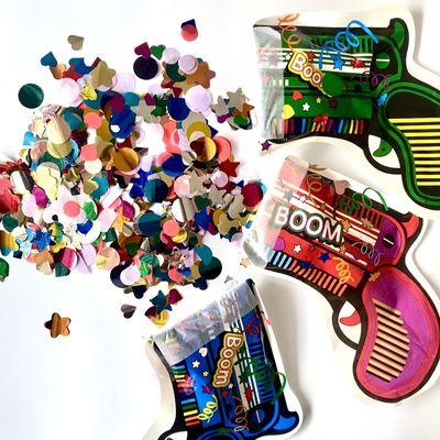 Gun Shape Autoinflation Inflatable Confetti Gun for Green Year Wedding Birthday Party
