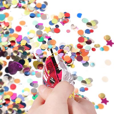 Gun Shape Autoinflation Inflatable Confetti Gun for Green Year Wedding Birthday Party