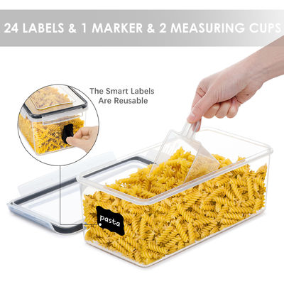 OEM/ODM Acceptable 3.2L BPA Free Plastic Containers for Noodles Cereal Storage 4pack Set