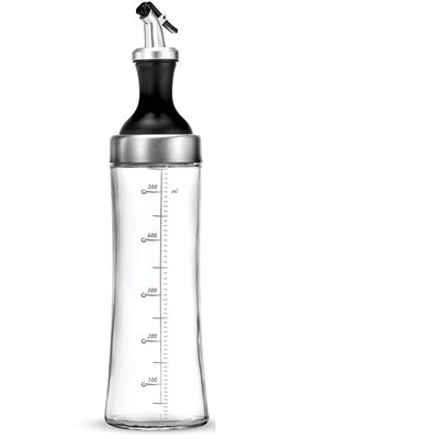 Olive Oil Dispenser Wide Opening for Easy Refill and Cleaning Clear Glass Oil Spray Bottle