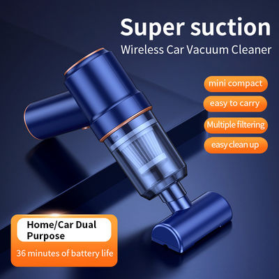 Hand Held Car Vacuum Cleaner 2 in 1 Cordless with Working Lamp Portable Reusable