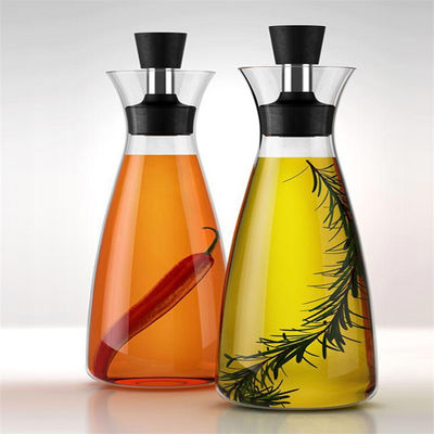 650ML/400ML Glass Oil and Vinegar Dispenser Bottles No Drip Design for Kitchen