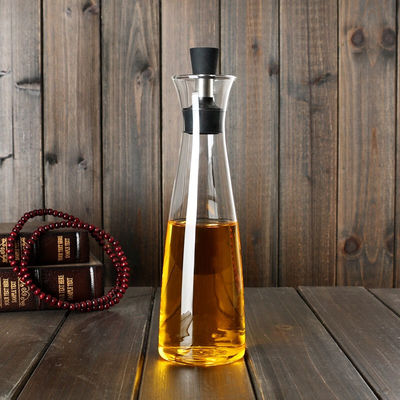 650ML/400ML Glass Oil and Vinegar Dispenser Bottles No Drip Design for Kitchen