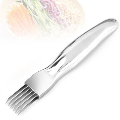 Stocked Scallion Shredder Knife Made of 430 Stainless Steel for Fruit Vegetable Tools