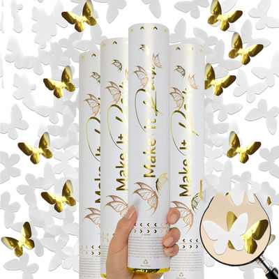 60cm Gender Reveal Confetti Cannon Popper Smoke Powder Confetti Sticks for Party Supplies