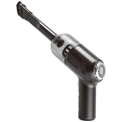 Portable Handheld Hoover Reusable Wet Dry Vacuum for Quick Cleaning in Black 110w 3.7v