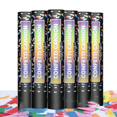40cm Multicolor Biodegradable Party Popper Confetti Cannons for Colorful Celebrations