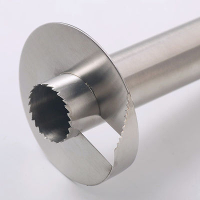 24*11cm Manual Stainless Steel Fruit Slicer with Sharp Blade and Detachable Handle