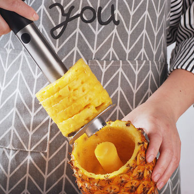 24*11cm Manual Stainless Steel Fruit Slicer with Sharp Blade and Detachable Handle