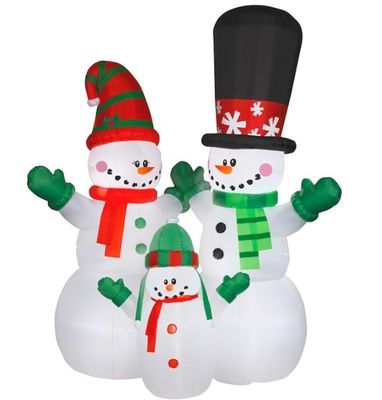 Party and Christmas Decoration LED Lights Inflatable Santa Claus with Customized Logo