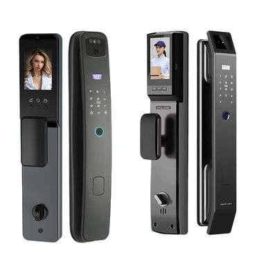 Secure Your Door with Tuya APP Controlled Waterproof Electric Rim Lock and Fingerprint