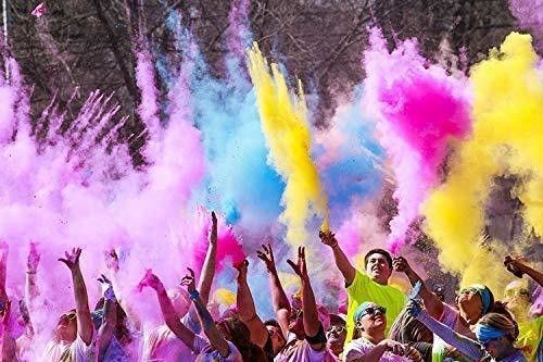 Colorful Holi Powder Party Popper Confetti Cannon Corn Powder 13*18cm Biodegradable