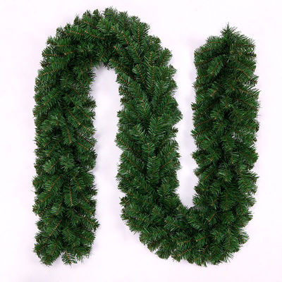 Christmas Rattan Banner Decoration with LED Lights and Customized Logo