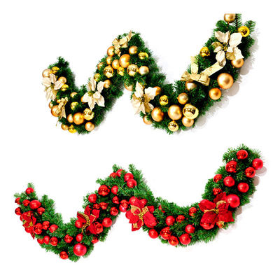 Pre Lit Wreath for Shopping Mall Hotel Outdoor Decorative Door Hanging Decoration