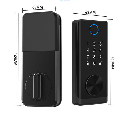 Secure Door Entry Outdoor Waterproof Touch Keypad Access Control Card Reader with App