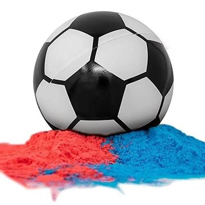 Gender Reveal Props Confetti Powder Filler 14*14*14cm Football for Baby Celebrations