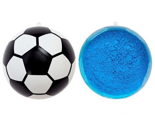 Gender Reveal Props Confetti Powder Filler 14*14*14cm Football for Baby Celebrations