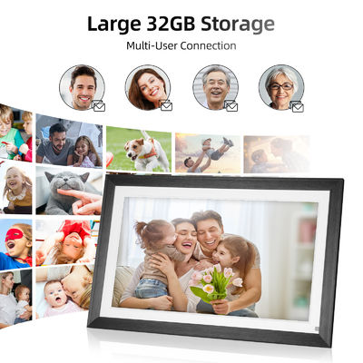 Digital Luxury Family Photo Frame 10in IPS Display 1920X1080 Digital Photo HD Video