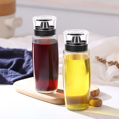 Glass Oil Sprayer Vinegar Dispenser Bottle 280ml 9.5oz with Measuring Scale Pump