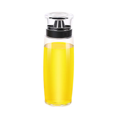 Glass Oil Sprayer Vinegar Dispenser Bottle 280ml 9.5oz with Measuring Scale Pump