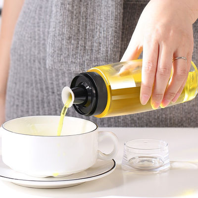Glass Oil Sprayer Vinegar Dispenser Bottle 280ml 9.5oz with Measuring Scale Pump