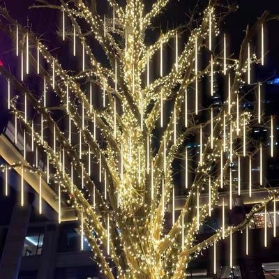 Falling Rain Fairy LED String Lights in Cube Design for Holiday Party Home Decoration