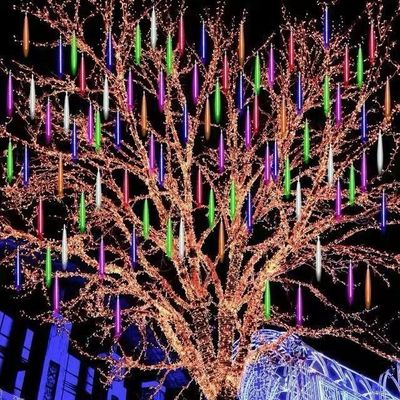 Falling Rain Fairy LED String Lights in Cube Design for Holiday Party Home Decoration
