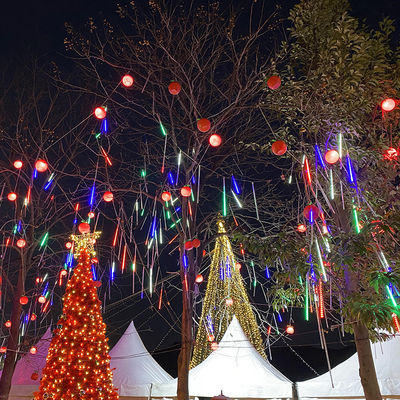 Falling Rain Fairy LED String Lights in Cube Design for Holiday Party Home Decoration