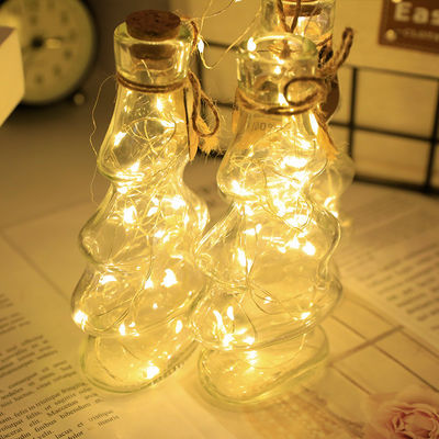 7/22/32m Waterproof LED Solar Copper Wire Christmas Tree Lights with PVC Material Warm