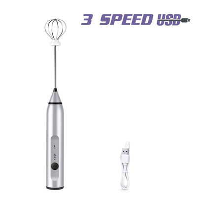 Sustainable Rechargeable Usb Electric Milk Frother Custom Logo Automatic Coffee Mixer