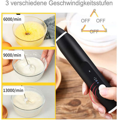 Sustainable Rechargeable Usb Electric Milk Frother Custom Logo Automatic Coffee Mixer