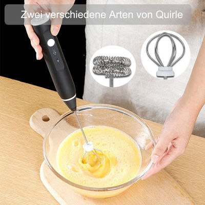 Sustainable Rechargeable Usb Electric Milk Frother Custom Logo Automatic Coffee Mixer