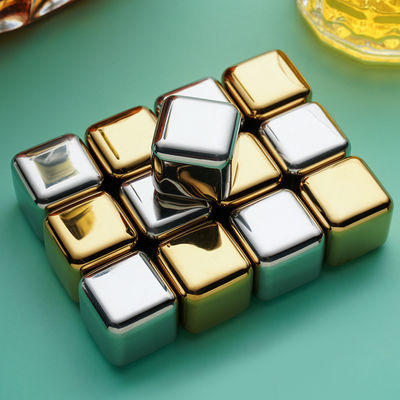 Stocked 304 Stainless Steel Whiskey Stone Gift Set 8pcs/set for Chilling Red Wine