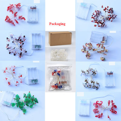 Fairy Star Lights LED String Black Christmas Lights Decorations with Customized Logo