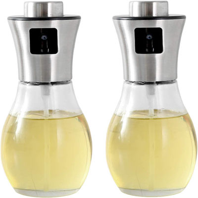 Convenient and Durable Oil Bottle Spray 165ml Glass Oil Spray Bottle for Cooking Salad BBQ