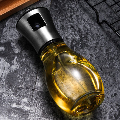 Convenient and Durable Oil Bottle Spray 165ml Glass Oil Spray Bottle for Cooking Salad BBQ