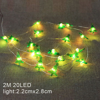 Red LED Christmas Lights String Snowman Santa Claus Star Holiday Decorative Product