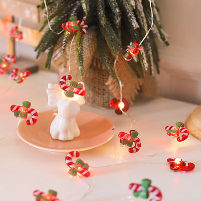 Red LED Christmas Lights String Snowman Santa Claus Star Holiday Decorative Product