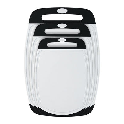 Custom Logo Kitchen Non-Slip 3 PCS Plastic Chopping Blocks Set for Vegetable Choppers
