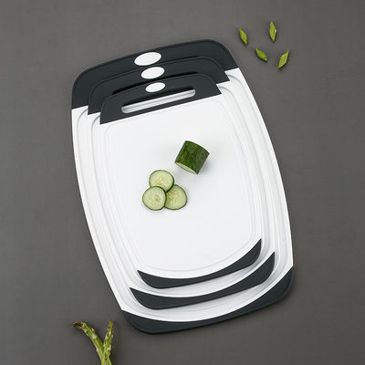 Custom Logo Kitchen Non-Slip 3 PCS Plastic Chopping Blocks Set for Vegetable Choppers