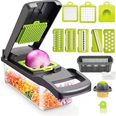 Fruit Vegetable Tools Top Seller Kitchen Accessories 12 in 1 Food Dicer Onion Chopper