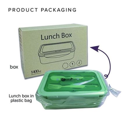 Lunch Box for Kids/Adults PP5 1400 ML Microwave Freeze Safe BPA-Free With Spoon Fork