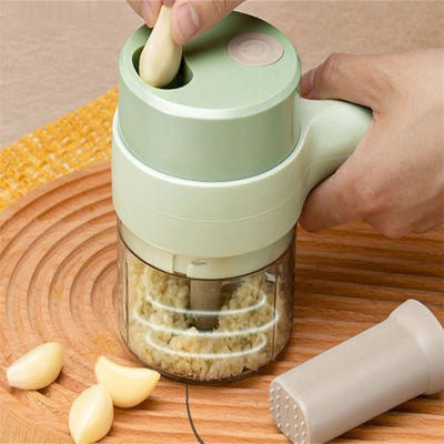 ABS 2023 Hot Gatling Multifunctional Household Cooking Machine Electric Garlic Puree Garlic Automatic Garlic Stirrer