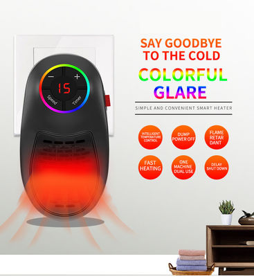 0.5kg Plug-in Wall Heater Portable Electric Heaters for Garden Small Home Winter Warmer