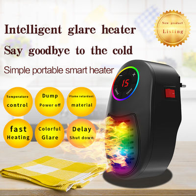 0.5kg Plug-in Wall Heater Portable Electric Heaters for Garden Small Home Winter Warmer
